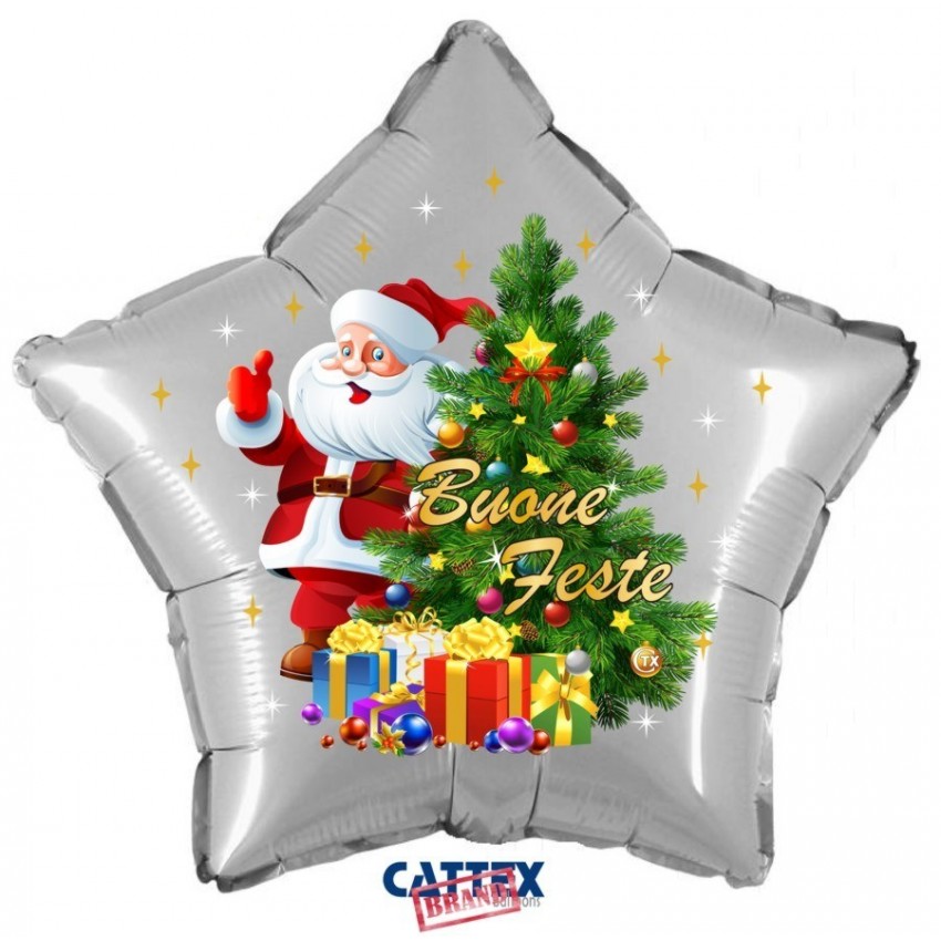 Palloncini Decorati CTX+ - Albero di Babbo Natale (18”)